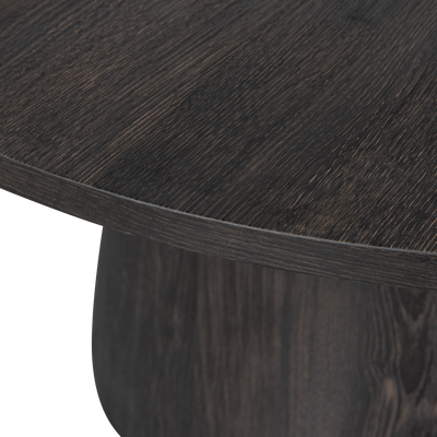 WOOOD MAAN Soffbord MDF Mörkbrun 45xØ60cm