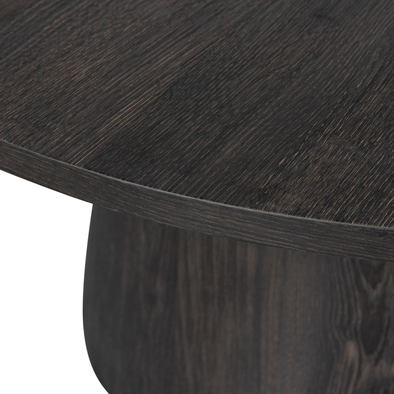 WOOOD MAAN Soffbord MDF Mörkbrun 45xØ60cm
