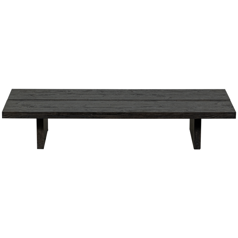WOOOD LION Soffbord MDF Mörkbrun 140x60cm