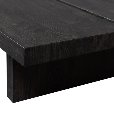 WOOOD LION Soffbord MDF Mörkbrun 140x60cm
