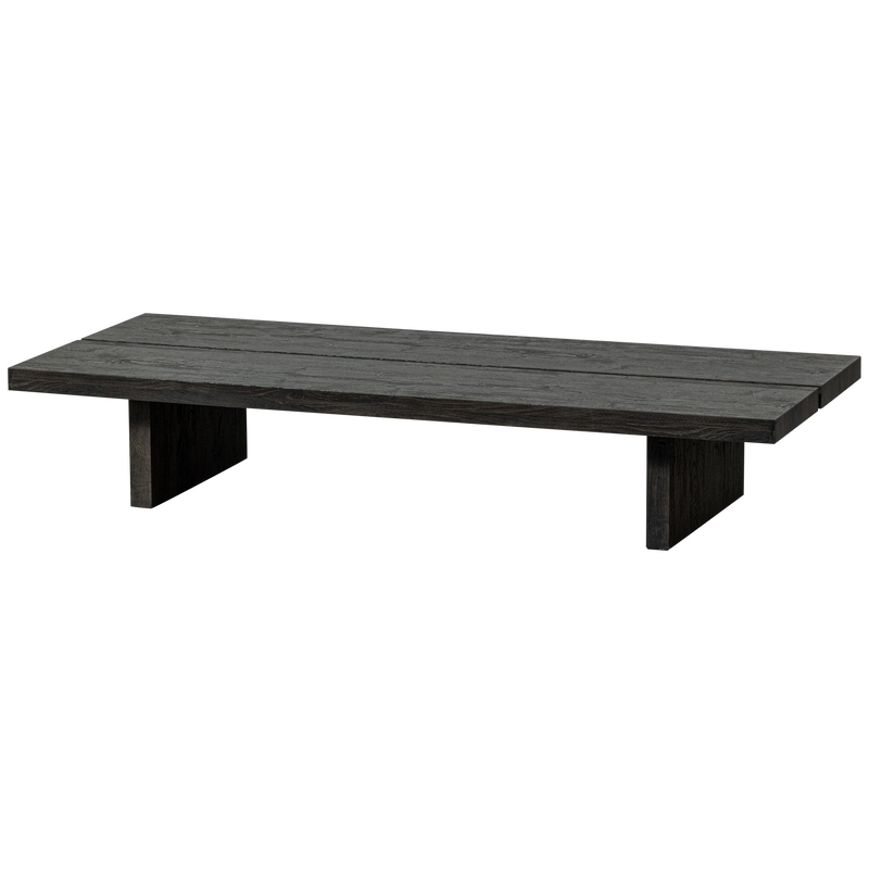 WOOOD LION Soffbord MDF Mörkbrun 140x60cm