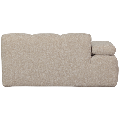 WOOOD MOJO Soffmodul 5-sits Arm Vänster Bouclé Beige melange
