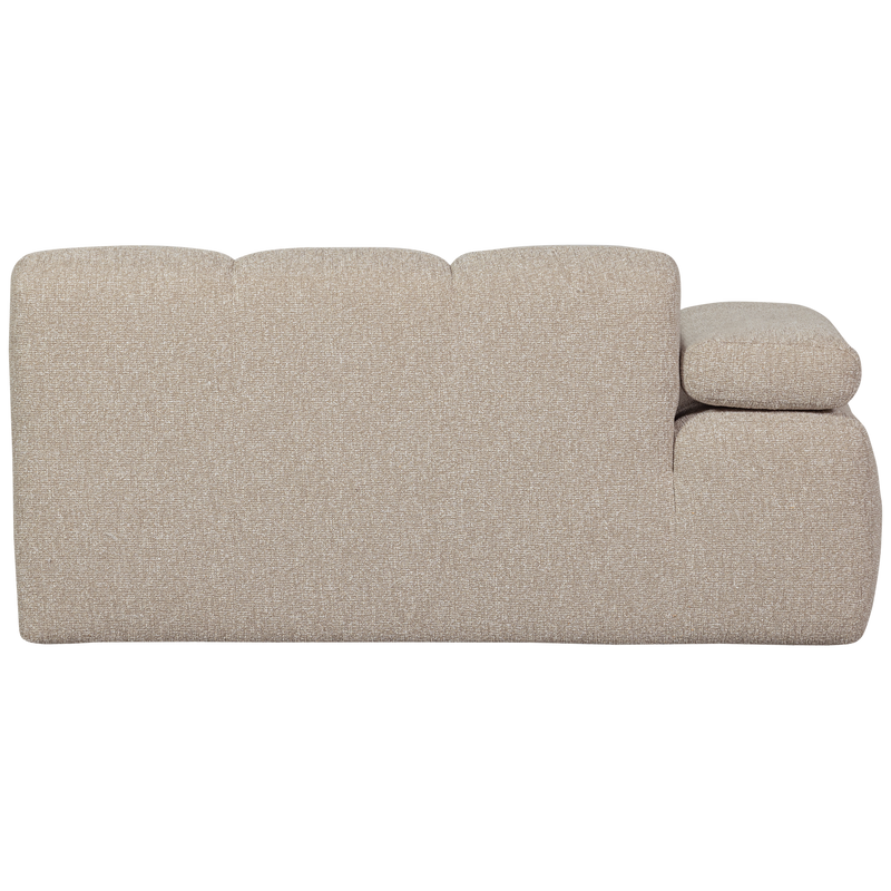 WOOOD MOJO Soffmodul 5-sits Arm Vänster Bouclé Beige melange
