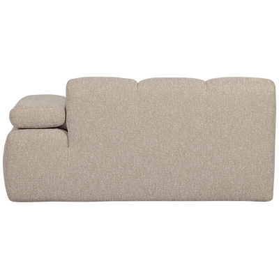 WOOOD MOJO Soffmodul 5-sits Arm Höger Bouclé Beige melange