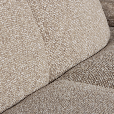 WOOOD MOJO Soffmodul 5-sits Arm Höger Bouclé Beige melange