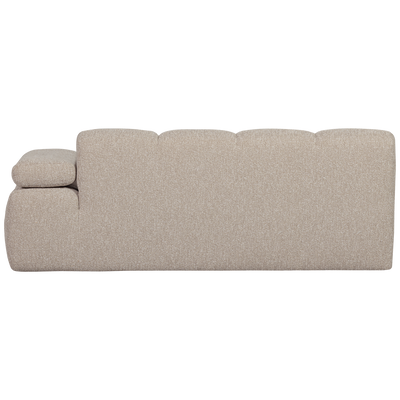 WOOOD MOJO Soffmodul 2-sits Arm Höger Bouclé Beige melange