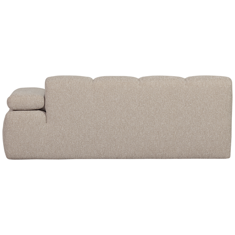 WOOOD MOJO Soffmodul 2-sits Arm Höger Bouclé Beige melange