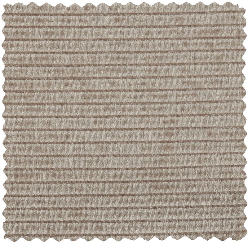 WOOOD MOJO Schäslongsoffa Höger Ribbad Tyg Mörk Sand