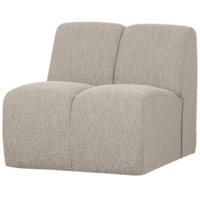 WOOOD Mojo 1-sits Soffmodul i Bouclé Beige Melange