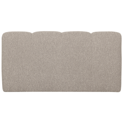 WOOOD MOJO Matbänk 164 cm med Ryggstöd Bouclé Beige melange