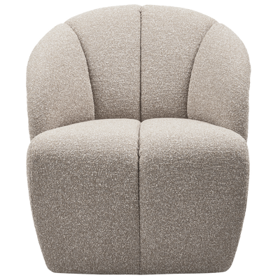 WOOOD MOJO Vridbar Fåtölj BOUCLE Beige melange