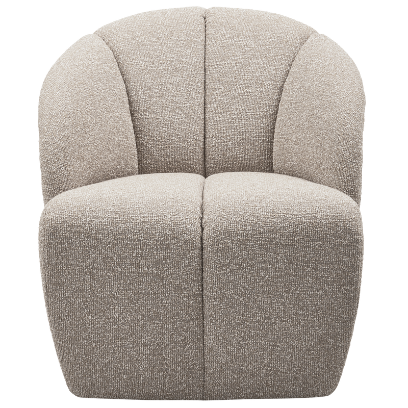 WOOOD MOJO Vridbar Fåtölj BOUCLE Beige melange