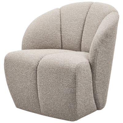 WOOOD MOJO Vridbar Fåtölj BOUCLE Beige melange