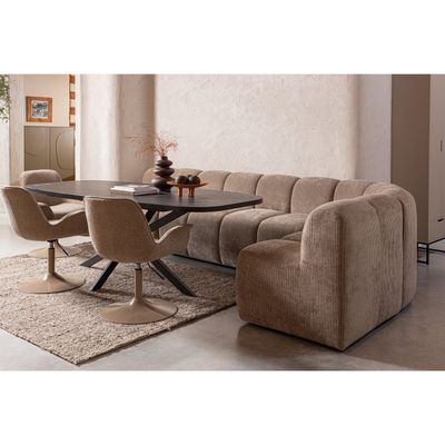 WOOOD EFIA Matta Ull Brun Melange 170x240cm