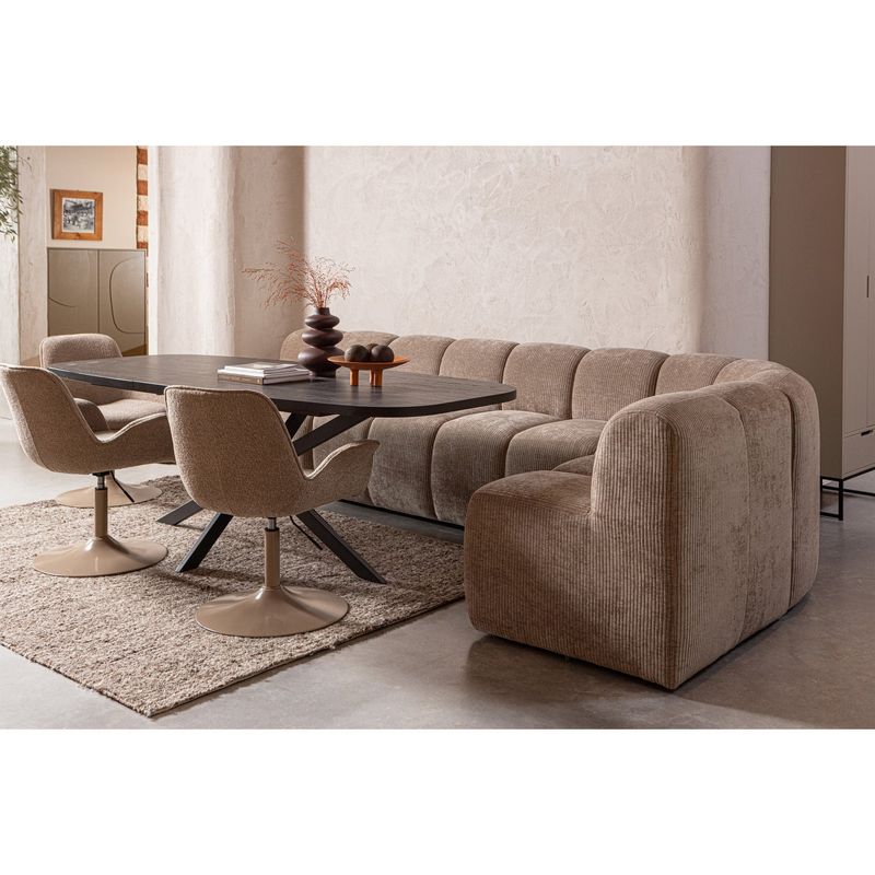 WOOOD EFIA Matta Ull Brun Melange 170x240cm