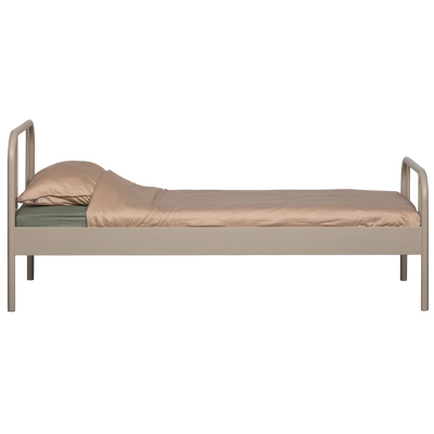 WOOOD MATA Enkel Säng Metall Sand 90x200cm