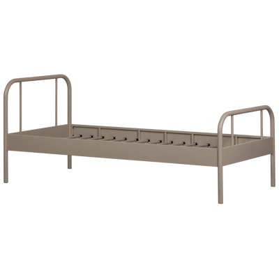 WOOOD MATA Enkel Säng Metall Sand 90x200cm