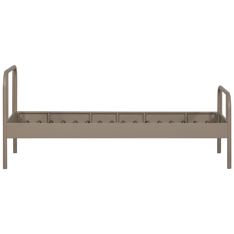 WOOOD MATA Enkel Säng Metall Sand 90x200cm