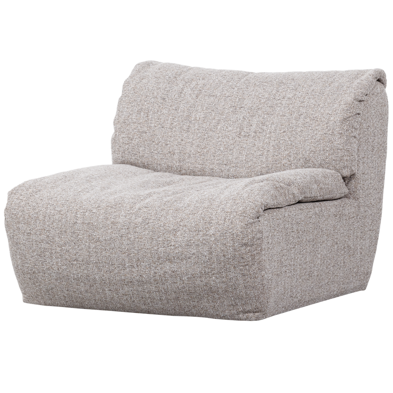 WOOOD BAGGY Soffmodul 1-sits Naturmelange