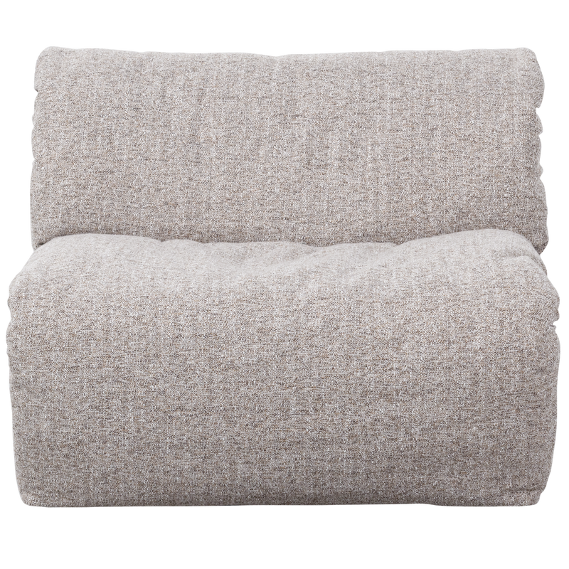 WOOOD BAGGY Soffmodul 1-sits Naturmelange