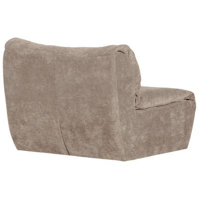 WOOOD BAGGY Soffmodul 1-sits 3D-chenille Sand