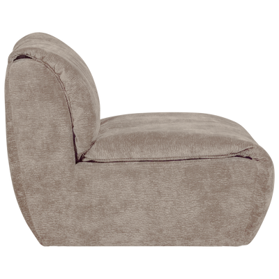 WOOOD BAGGY Soffmodul 1-sits 3D-chenille Sand