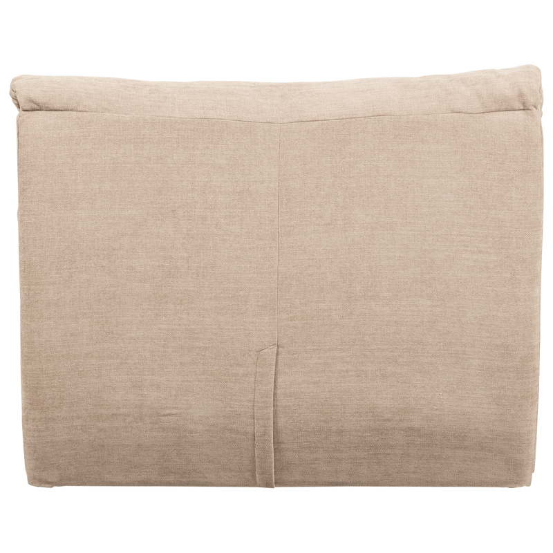 WOOOD BAGGY Soffmodul 1-sits Vävd Chenille Sand