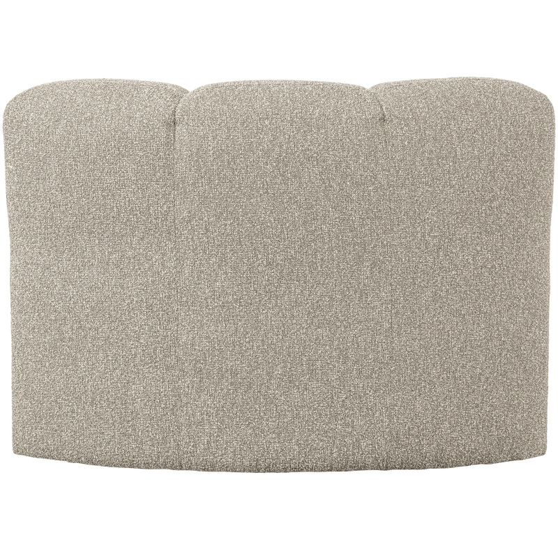 WOOOD MOJO Matbänk Hörn med Ryggstöd BOUCLE Beige melange