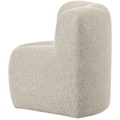 WOOOD MOJO Matbänk Hörn med Ryggstöd BOUCLE Beige melange