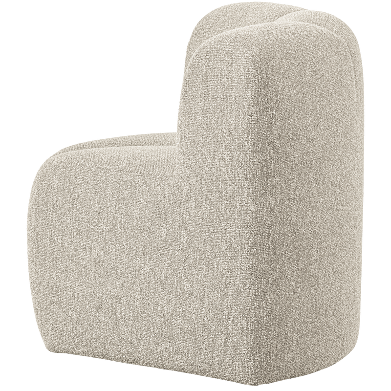 WOOOD MOJO Matbänk Hörn med Ryggstöd BOUCLE Beige melange