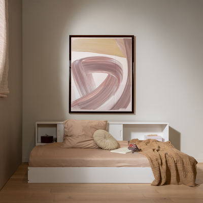 WOOOD CARTER Säng i Furu Vit 90x200cm