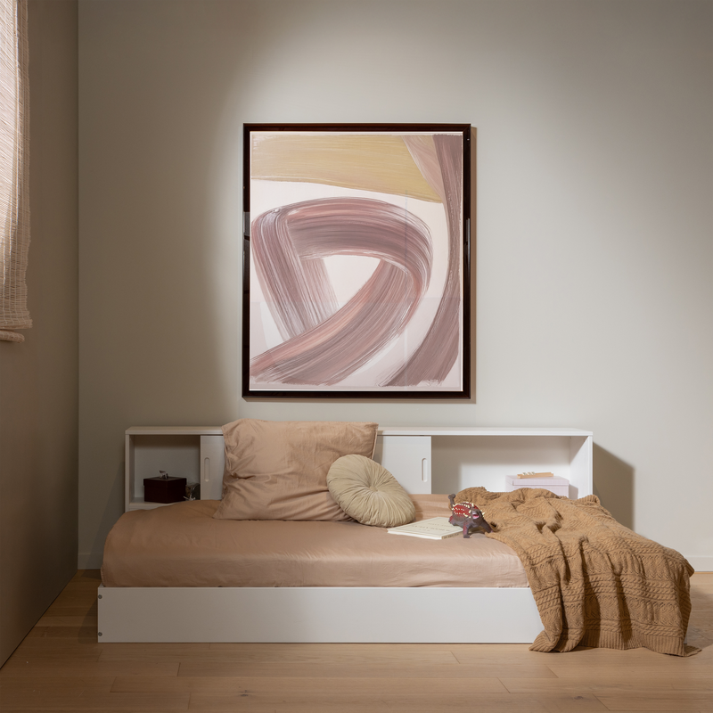 WOOOD CARTER Säng i Furu Vit 90x200cm