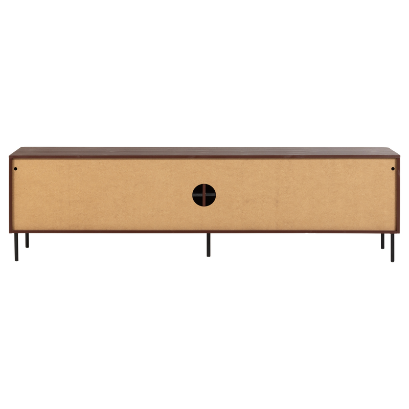 WOOOD GUNNAR TV-bänk 200 cm Vinröd
