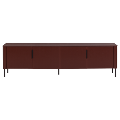 WOOOD GUNNAR TV-bänk 200 cm Vinröd