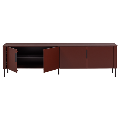 WOOOD GUNNAR TV-bänk 200 cm Vinröd