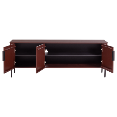 WOOOD GUNNAR TV-bänk 154 cm Furu Matt Vinröd