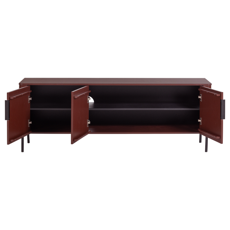 WOOOD GUNNAR TV-bänk 154 cm Furu Matt Vinröd
