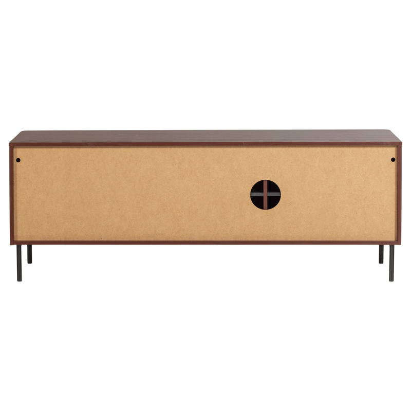 WOOOD GUNNAR TV-bänk 154 cm Furu Matt Vinröd