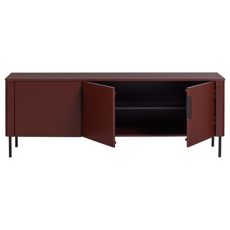 WOOOD GUNNAR TV-bänk 154 cm Furu Matt Vinröd
