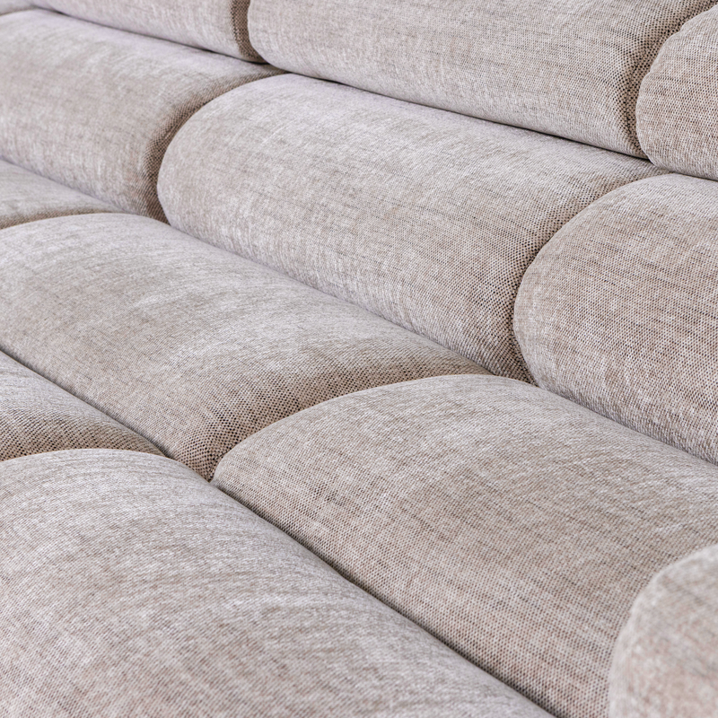 WOOOD NOVI Schäslongsoffa Vänster Naturmelange