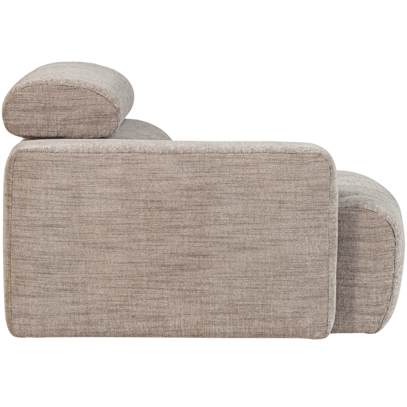 WOOOD NOVI Soffmodul 1-sits Arm Vänster Naturmelange