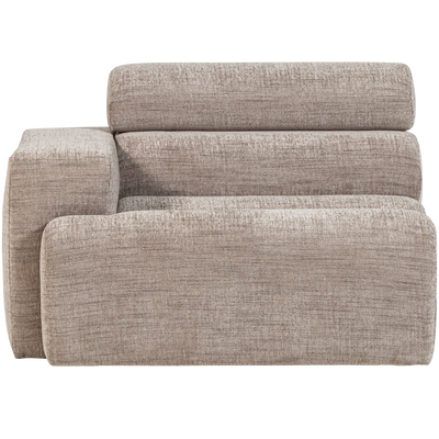 WOOOD NOVI Soffmodul 1-sits Arm Vänster Naturmelange