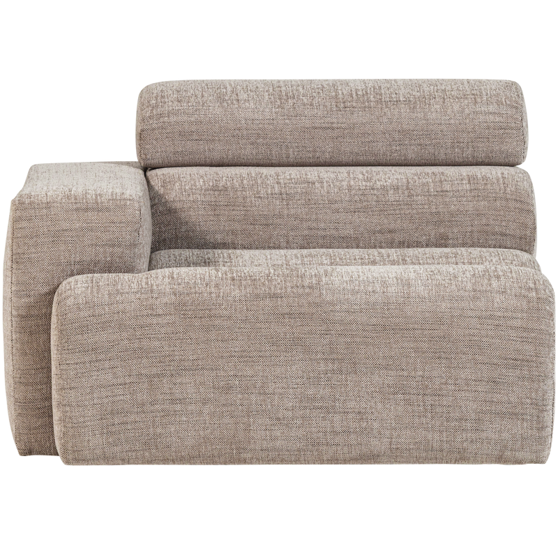 WOOOD NOVI Soffmodul 1-sits Arm Vänster Naturmelange