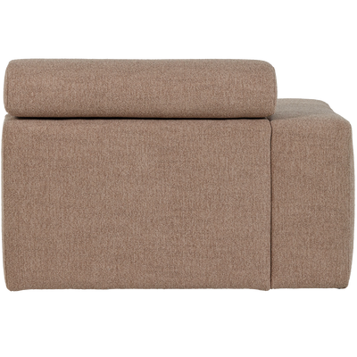 WOOOD NOVI Soffmodul 1-sits Arm Vänster Bouclé Mullvad