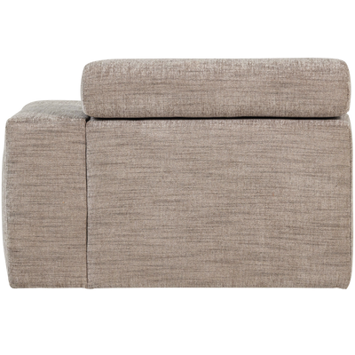 WOOOD NOVI Soffmodul 1-sits Arm Höger Naturmelange