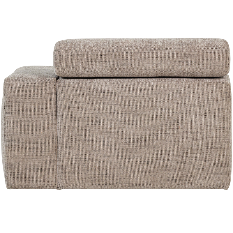 WOOOD NOVI Soffmodul 1-sits Arm Höger Naturmelange