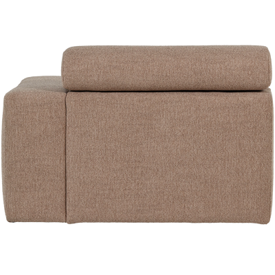 WOOOD NOVI Soffmodul 1-sits Arm Höger Bouclé Mullvad