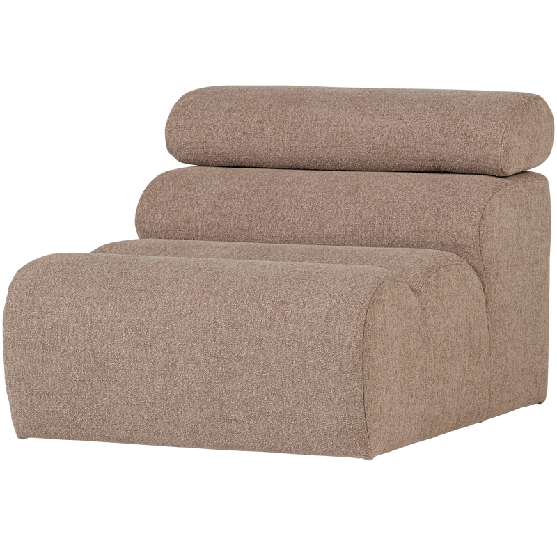 WOOOD Novi 1-sits Soffmodul i Bouclé Mullvad