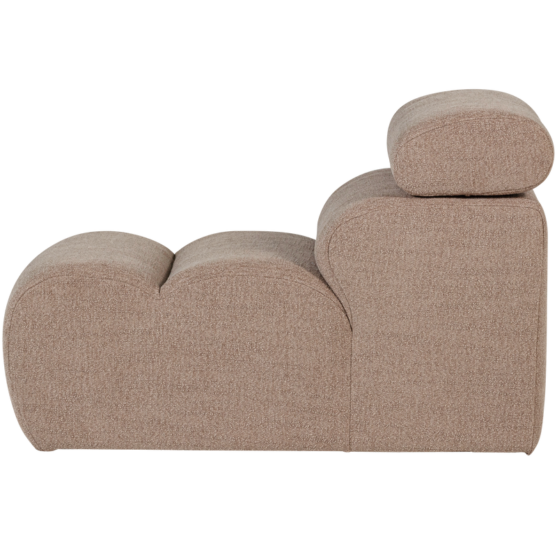WOOOD Novi 1-sits Soffmodul i Bouclé Mullvad