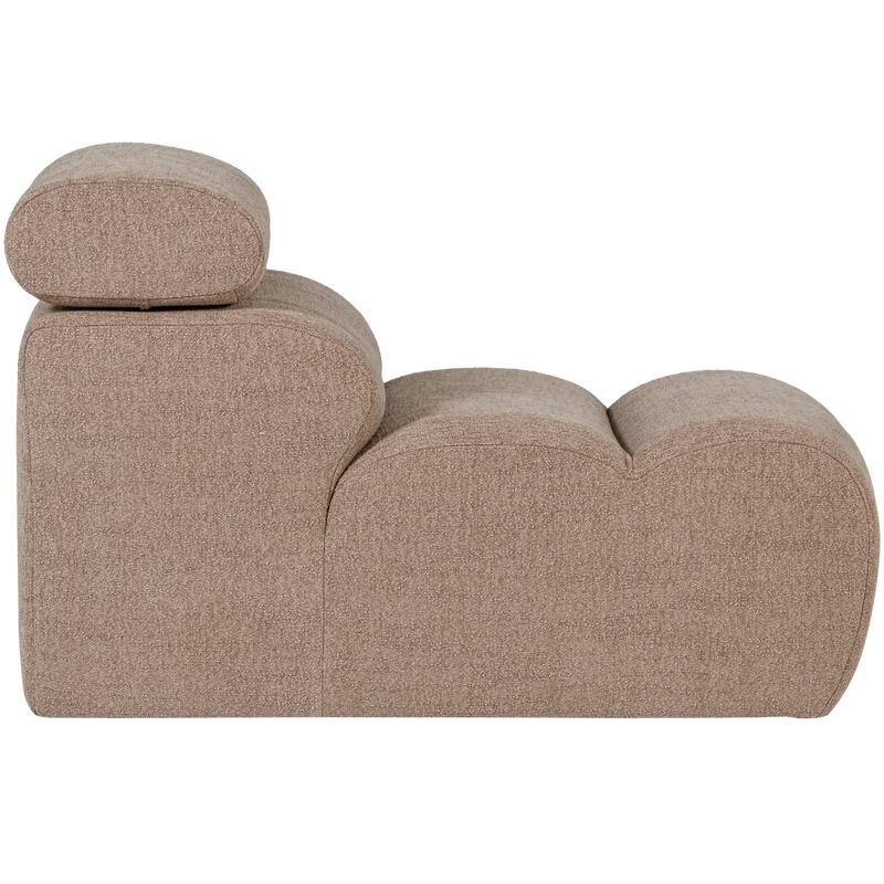 WOOOD Novi 1-sits Soffmodul i Bouclé Mullvad